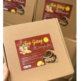79k hộp 500gr trà gừng đường nâu