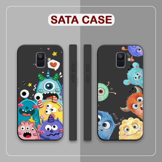 Ốp lưng Samsung Galaxy A6 2018 / A6+ / A6 Plus hình quái vật hoạt hình Monster cute, dễ thương