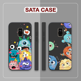 Ốp lưng Samsung Galaxy A8 2018 / A8 Plus / A8+ hình quái vật hoạt hình Monster cute, dễ thương