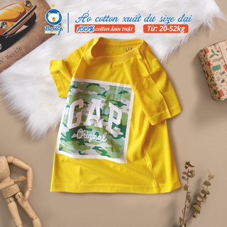 Áo thun bé trai size đại 17-55kg cộc tay ảnh thật