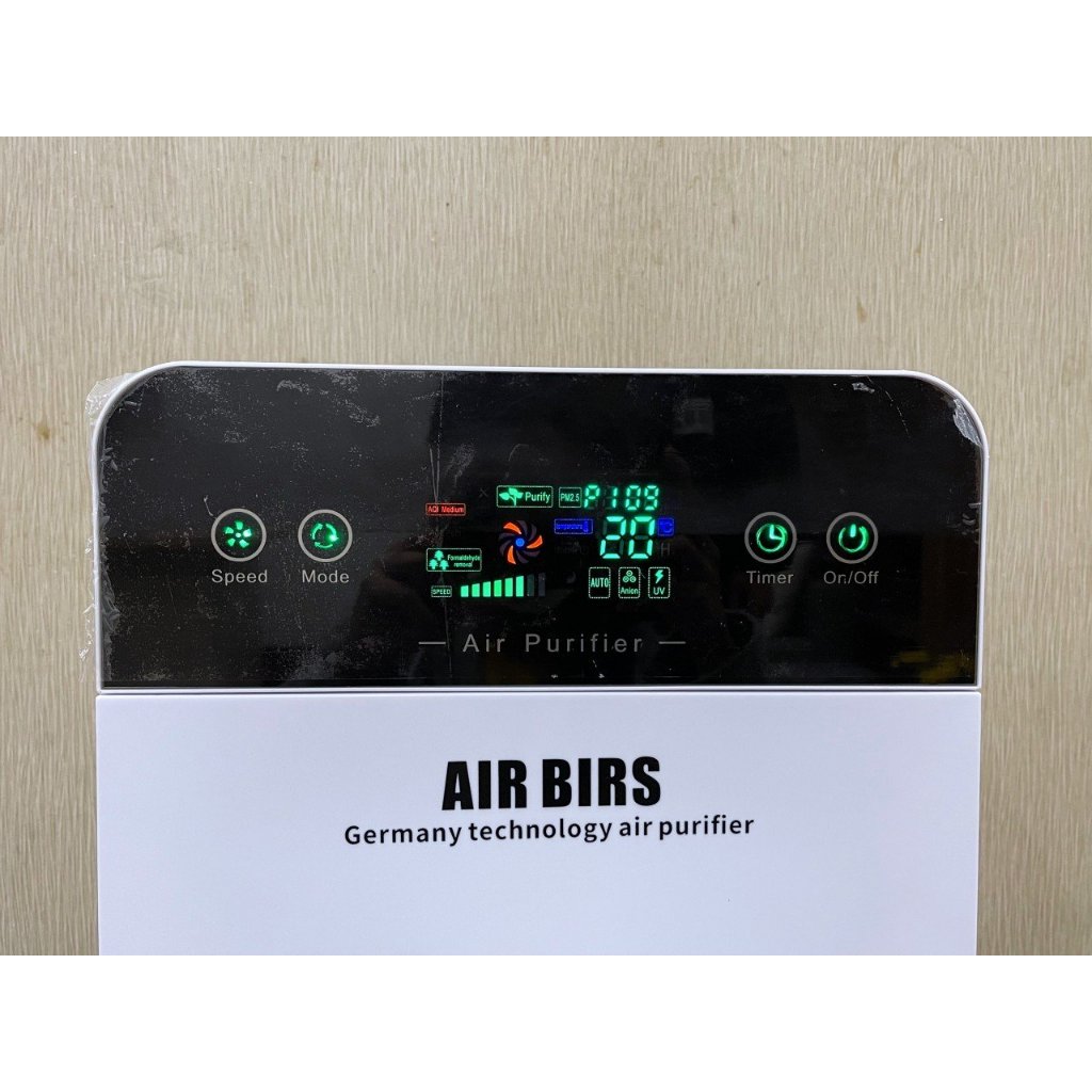 Máy Lọc Không Khí Chính Hãng Cao Cấp Nhập Khẩu Từ Đức AIR BIRS - Máy Lọc Siêu Âm Lọc Bụi Siêu Vi Dùng Cho Phòng 10-50m2