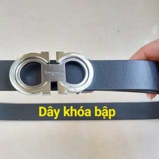 (Giá dùng thử rẻ vô địch) Dây nịt nam da thật mặt khóa bập