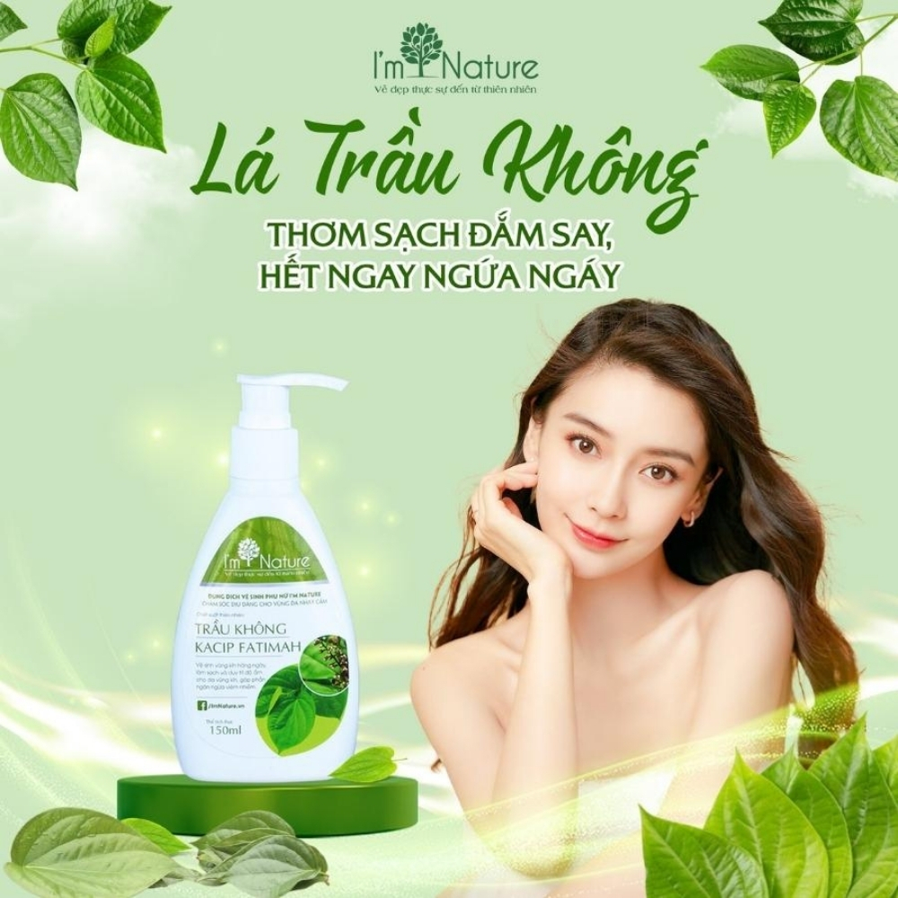 2 Chai Dung Dịch Vệ Sinh Phụ Nữ IM NATURE Gel Trầu Không 150ml Làm Hồng Giảm Nấm Ngứa Phụ Khoa An Toàn Bà Bầu Sau Sinh