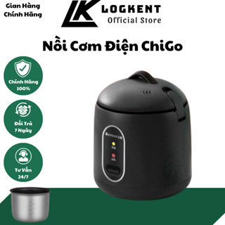Nồi Cơm Điện Mini Tráng Chống Dính CHIGO, Nấu Hầm Súp Cháo Đa Năng, Dung Tích 1,2L Phù Hợp Cho 2 Người Ăn