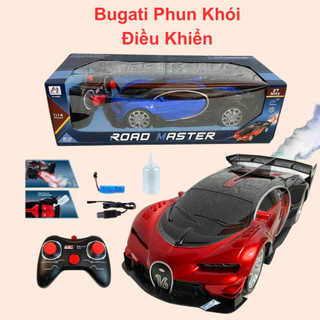 Siêu xe phun khói điều khiển từ xa ô tô phun khói điều khiển từ xa kích thước lớn thiết kế hiện đại màu sắc đẹp mắt