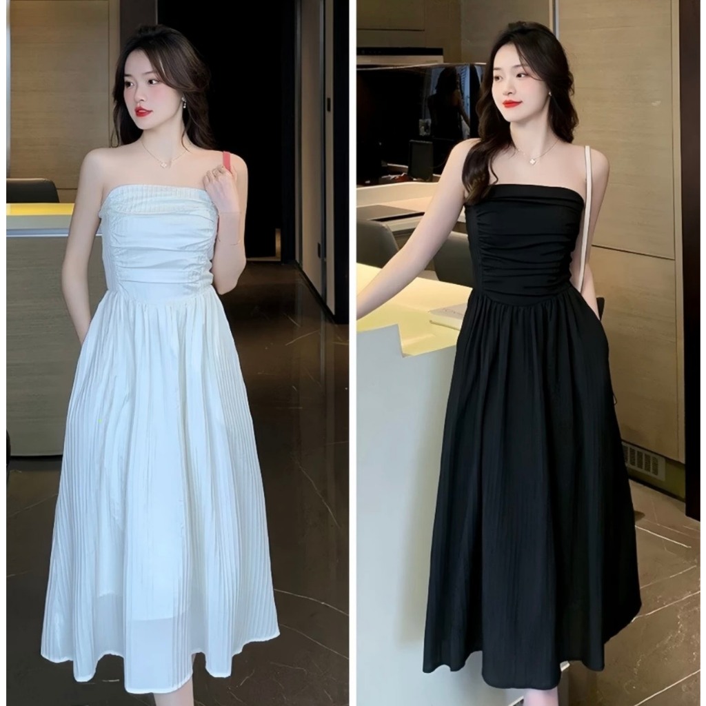 Váy ống dáng xoè tiểu thư mặc đi chơi Vayduigan2sA382 P0K31