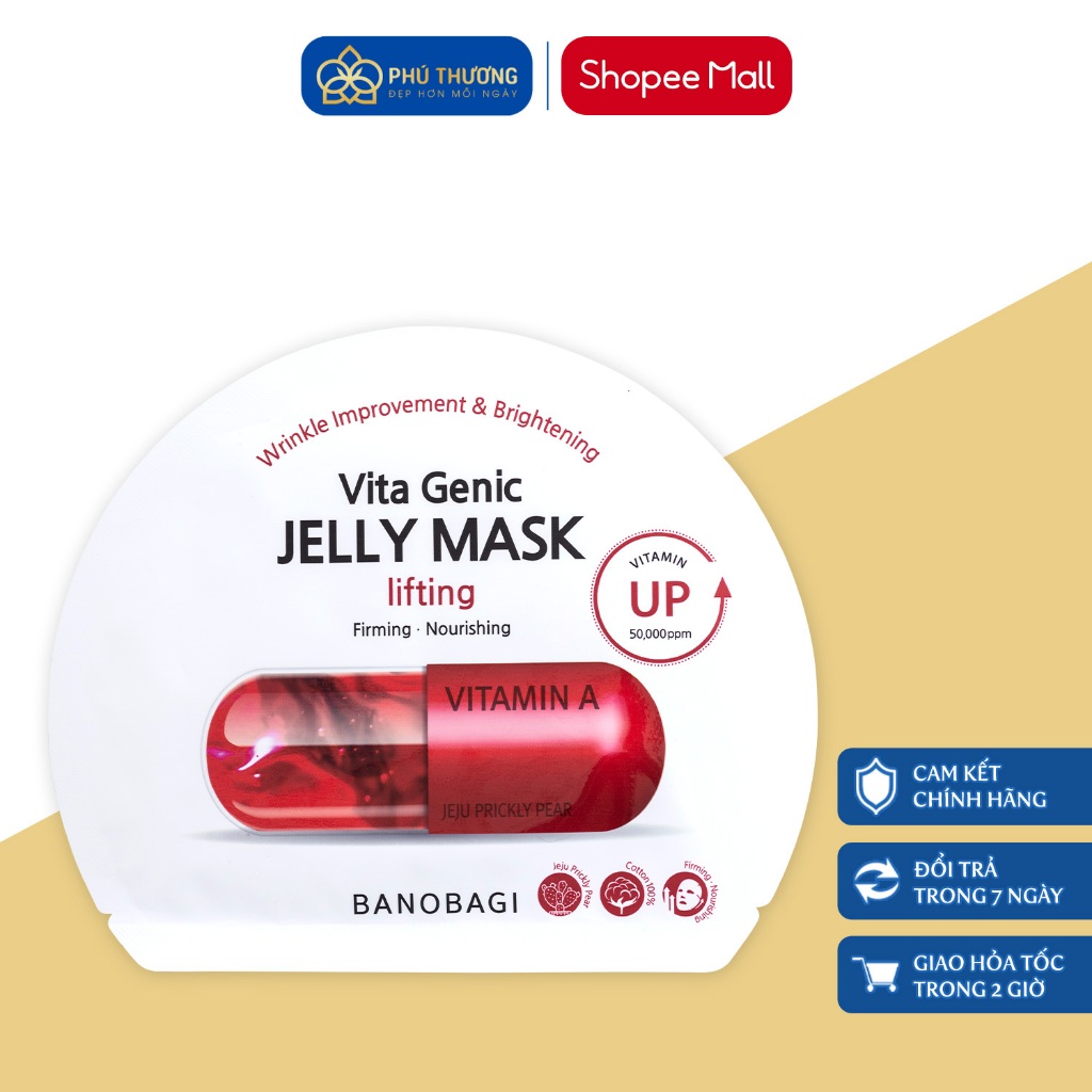 Mặt Nạ dưỡng da nâng cơ chống chảy xệ Banobagi Vita Genic Jelly Mask Lifting