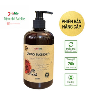 [MẪU MỚI KÈM QUÀ TẶNG) Dầu gội thảo dược thiên nhiên Safelife sạch gàu giảm rụng tóc kích thich mọc tóc, suôn mượt