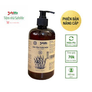  Sữa Tắm Thảo Mộc Tự Nhiên Safelife Hương Tinh Dầu Lavender Dưỡng Ẩm  An Toàn Với Mẹ Bầu Trẻ Nhỏ 