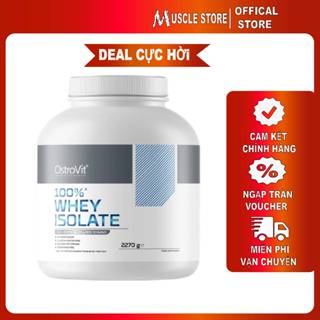 [Chính hãng] Whey Protein Isolate Ostrovit (2.2kg), Bổ sung 25g Protein, Hỗ Trợ Xây Dựng Cơ Bắp | Nhập khẩu Ba Lan