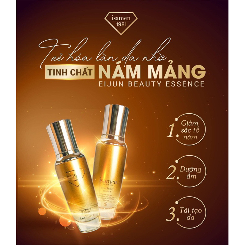 Tinh Chất Khống Chế Nám Mảng iSAMEN - 40ml (Eijun Beauty Essence)