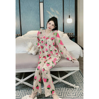 [𝑭𝒓𝒆𝒆𝒔𝒉𝒊𝒑] Bộ pijama lụa tiểu thư mịn mát form 40-60kg (kèm 🎁)