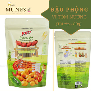 Đậu Phộng da cá - Vị tôm nướng muối ớt Jojo 80g