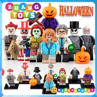 Đồ chơi Xếp hình Jack Skellington gồm Sally Spaulding - Pumpkin King - MacNeil - Pinhead - Pennywise Minifigures WM6102