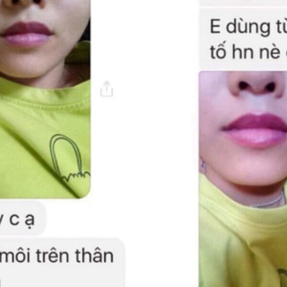Dưỡng kích màu sau phun ( mỹhương) giảm thâm môi nhanh chóng chỉ sau 5 ngày sử dụng