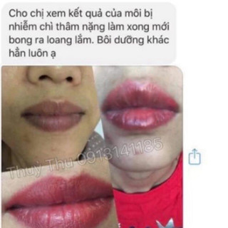 Dưỡng kích màu sau phun ( mỹhương) giảm thâm môi nhanh chóng chỉ sau 5 ngày sử dụng