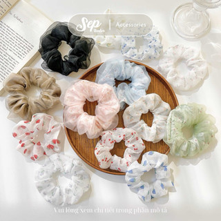 Dây buộc tóc, dây cột tóc scrunchies nhiều kiểu dáng thời trang - september accessories