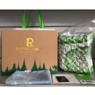 Gối cao su non Royal Latex Mikhome KT 40x60cm chất liệu cao su thiên nhiên siêu mềm mại tạo cảm giác thoải mái khi ngủ
