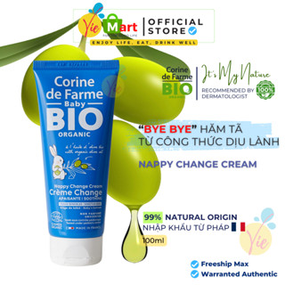 Kem Chống Hăm Tã Cho Bé Corine de Farme Organic Soothing Nappy Change Cream 100ml