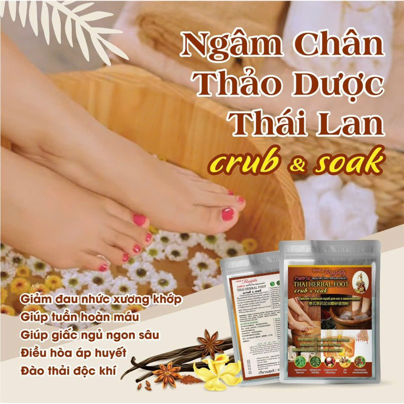 🎯 THẢO DƯỢC NGÂM CHÂN THÁI LAN