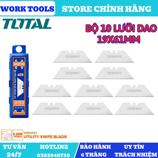 Đồ nghề wadfow bộ 10 lưỡi dao rời 19x61mm wmk1k61