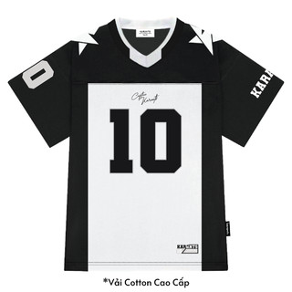 Áo Thun số 10 Phối Bóng Đá Karants Local Brand-áo thun thể thao tay lỡ số 10 STREETWEAR đẹp dễ phối đồ.