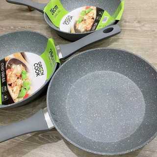 Chảo vân đá Green cook đáy từ 26cm