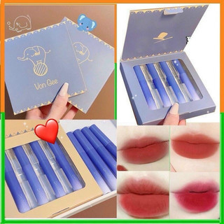 ( Sale) Set 4 son kem lì vongee không hộp