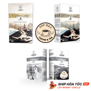 Cà Phê Trung Nguyên Legend Cappuccino Vị Hazelnut / Mocha / Coconut Hộp12 Sticks 18g