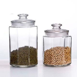 Hủ thủy tinh đựng bánh kẹo có nắp hút chân không nhiều kích thước 550, 900,1500,2000ml