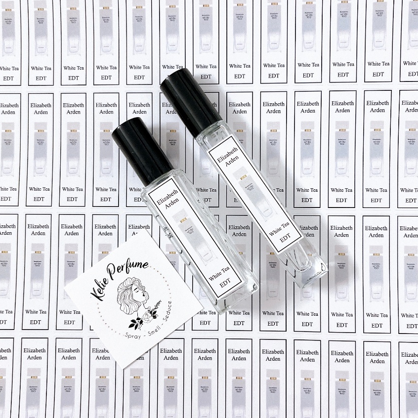 [HCM]10 Tem Giấy Dán Chai Nước Hoa 𝗘𝗹𝗶𝘇𝗮𝗯𝗲𝘁𝗵 𝗔𝗿𝗱𝗲𝗻 cho chai chiết đủ các dòng.