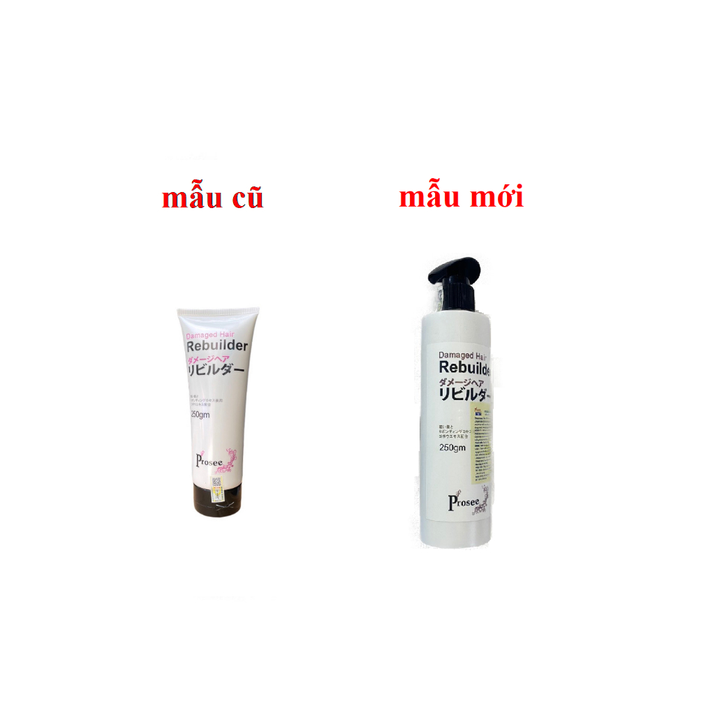 Xả khô Prosee Damaged Hair Rebuilder 250gm dưỡng tóc mềm mượt