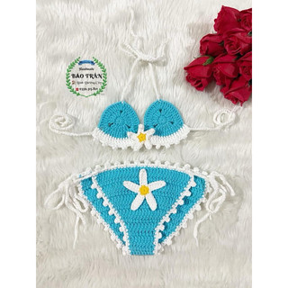 (Sẵn) Bikini len cho bé gái