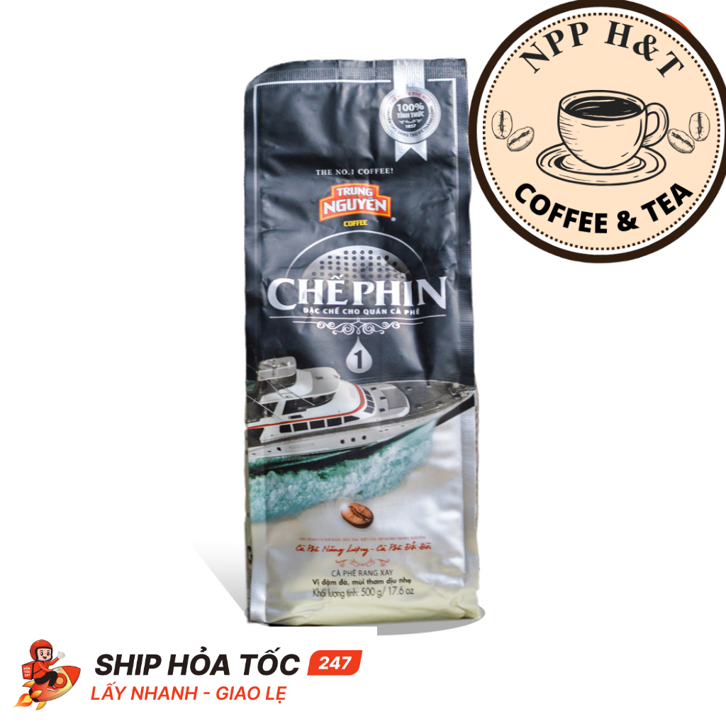  Cà phê rang xay Chế phin số 1 - Trung Nguyên loại gói 500gr 