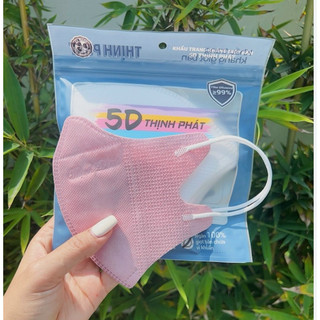Khẩu Trang 5D Thịnh Phát 3 lớp dày dặn ( 10 CÁI)