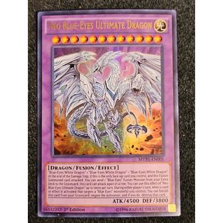 [ Dưa Hấu Yugioh ] Lá thẻ bài Neo Blue Eyes Ultimate Dragon - Ultra Rare - Tặng bọc bài nhựa bảo quản