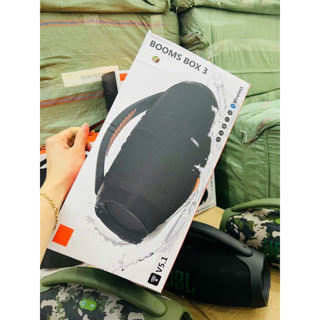 Loa Bluetooth Boombox 3 Bản Lớn Công Suất 60W - Bass Mạnh Âm Thanh Lớn Cực Đỉnh, Thiết Kế Cực Đẹp Bảo Hành 12 Tháng | BigBuy360 - bigbuy360.vn