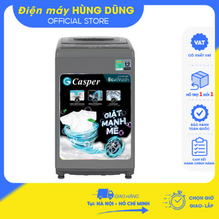 [SHIP HỎA TỐC 2H TẠI HN+HCM ] Máy giặt Lồng Đứng 7,5kg Casper WT-75N70BGA / WT-75NG1/ WT-85NG1 MẪU MỚI 2023
