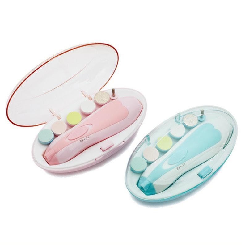 Máy cắt móng tay điện đa năng cho bé, Cắt dũa móng an toàn (Tặng kèm 2 Pin)