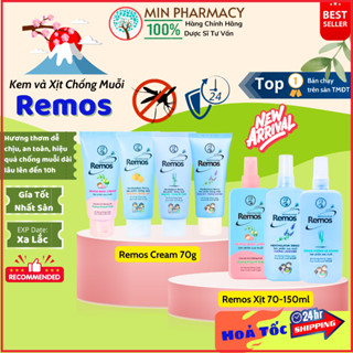 Kem bôi da và xịt chống muỗi REMOS Rohto Mentholatum 70g - Minpharmacy