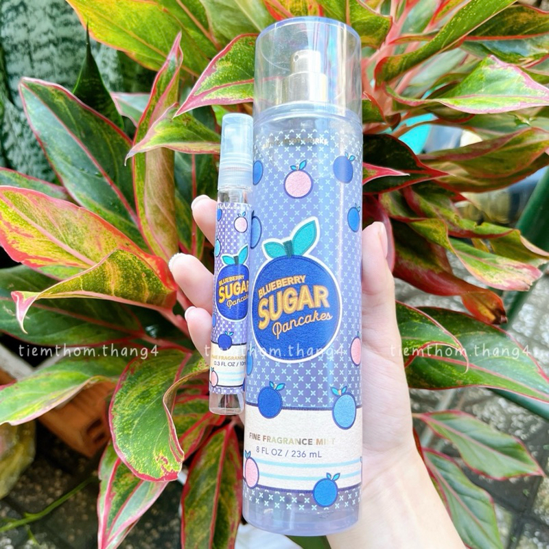•𝐁𝐥𝐮𝐞𝐛𝐞𝐫𝐫𝐲 𝐒𝐮𝐠𝐚𝐫 𝐏𝐚𝐧𝐜𝐚𝐤𝐞𝐬• Bath & Body Works - Sản phẩm dưỡng và xịt thơm toàn thân dành cho nữ