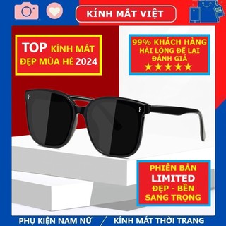 Kính mát nam nữ chống UV400 Cao cấp , gọng mắt vuông thời trang
