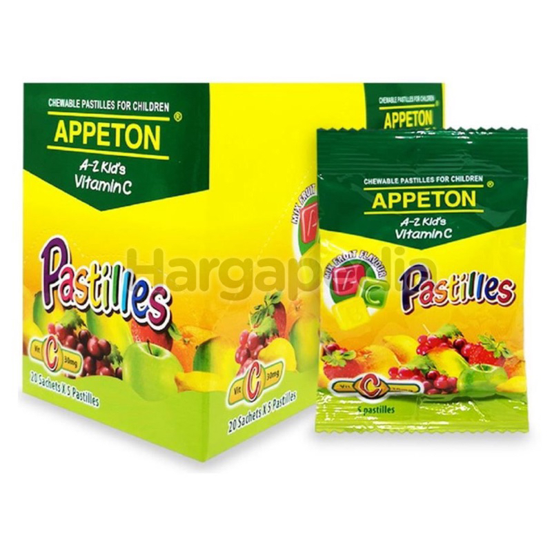 Kẹo dẻo hương trái cây bổ sung vitamin C cho trẻ em APPETON A-Z KID'S