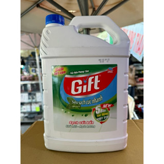 Nước tẩy tolet ,bồn cầu ,nhà tắm gift 4 lít .