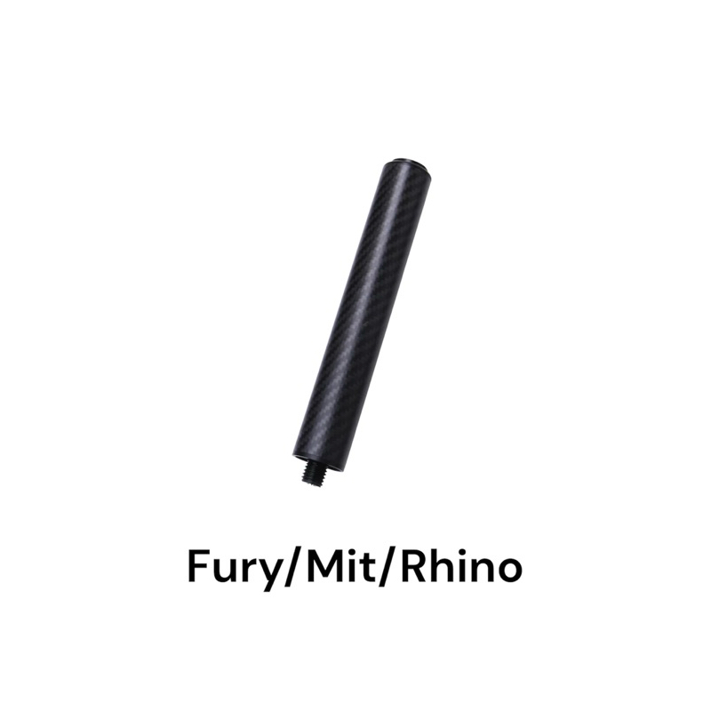 Nối cơ bi-a lỗ carbon, thanh nối dài cơ Fury/Mit/Rhino