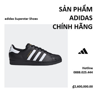 Giày adidas superstar 'core black white' eg4959