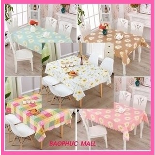 [MẪU MỚI]Khăn Trải Bàn/Phông Nền Họa Tiết Hoa Cúc Chống Thấm Nước#HC001