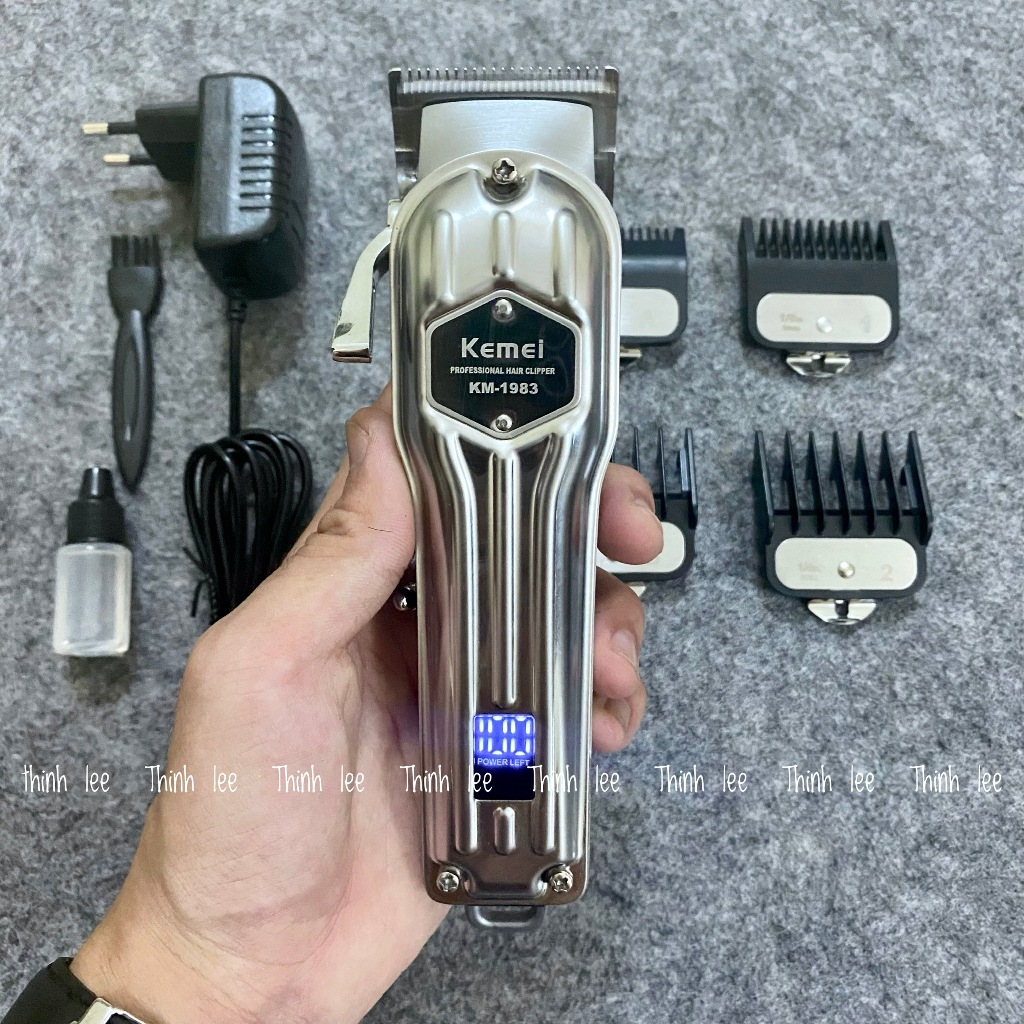 Tông Đơ Cắt Tóc Kemei 1983 Lưỡi Đơn ( Mài Chuốt Tỉ Mỉ )