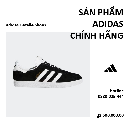 Giày Adidas Gazelle 'Black' BB5476