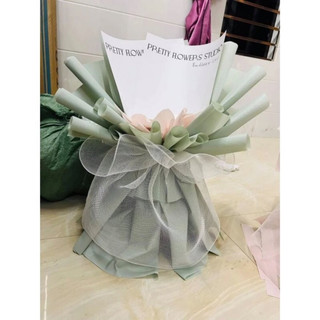 (hàng sẵn) Cốt hoa 20-25 bông giấy xốp hàn chống nhăn